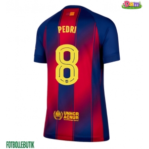 Barcelona Pedri Gonzalez #8 Hemmatröja Kvinnor 2025-26 Kortärmad